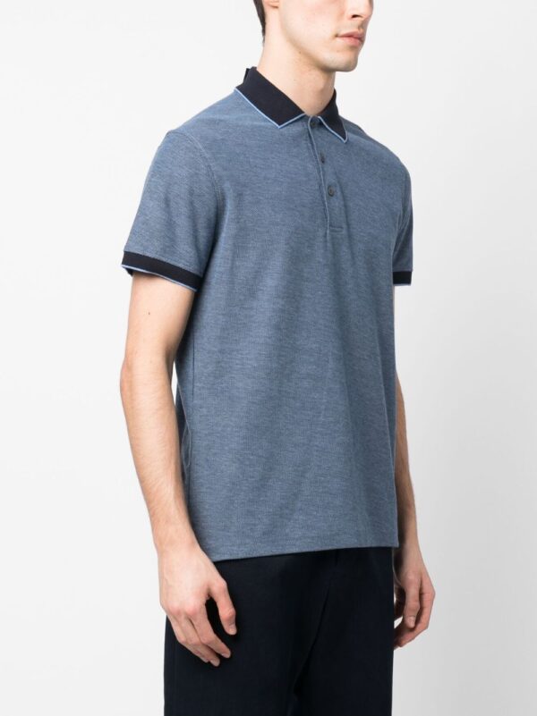 Tommy Hilfiger logo-patch cotton polo shirt - Image 3