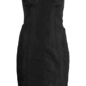 Dolce & Gabbana  moiré-faille strapless minidress
