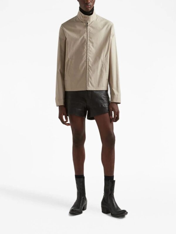 Prada  triangle-logo zip-up jacket - Image 2