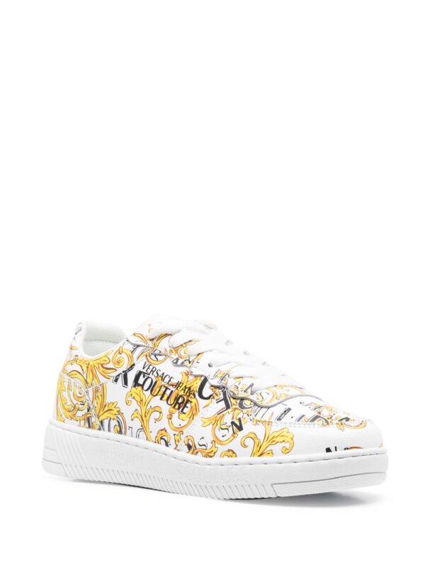 Versace Jeans Couture baroque-print low-top sneakers - Image 2