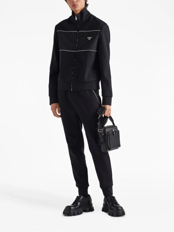 Prada  Re-Nylon panelled zip-up jacket - Image 2