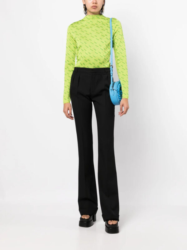 Versace  La Greca monogram long-sleeve top - Image 2