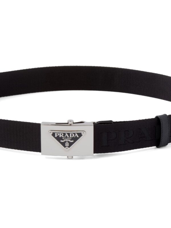 Louis Vuitton triangle-logo woven belt - Image 3