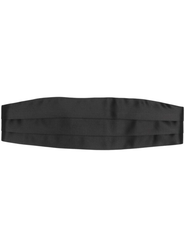 Louis Vuitton pleated silk cummerbund