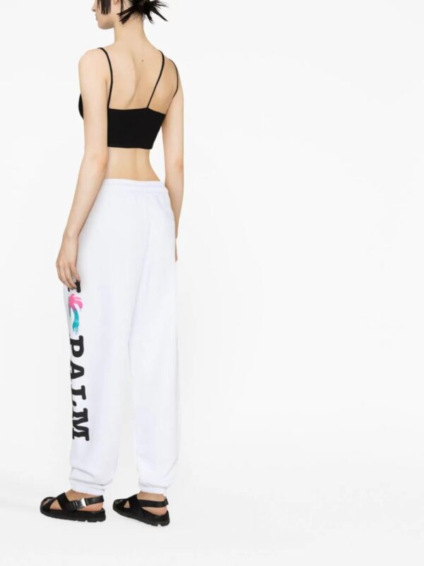 Palm Angels  logo-print cotton track pants - Image 4