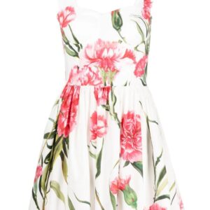 Dolce & Gabbana floral-print sleeveless dress