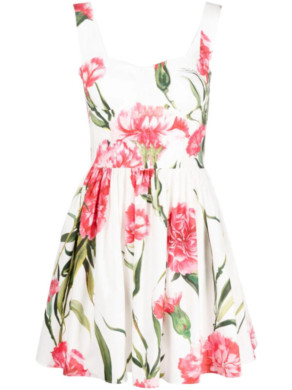 Dolce & Gabbana  floral-print sleeveless dress