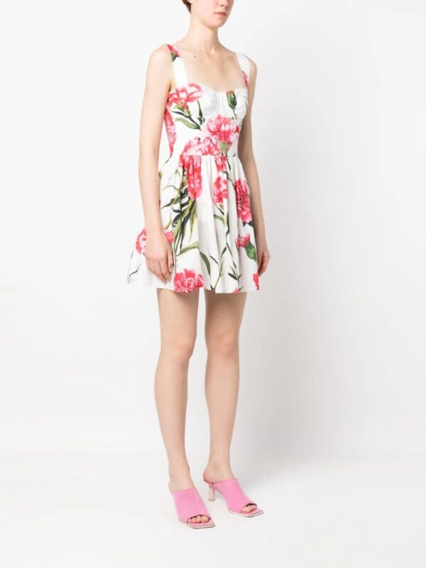 Dolce & Gabbana  floral-print sleeveless dress - Image 3
