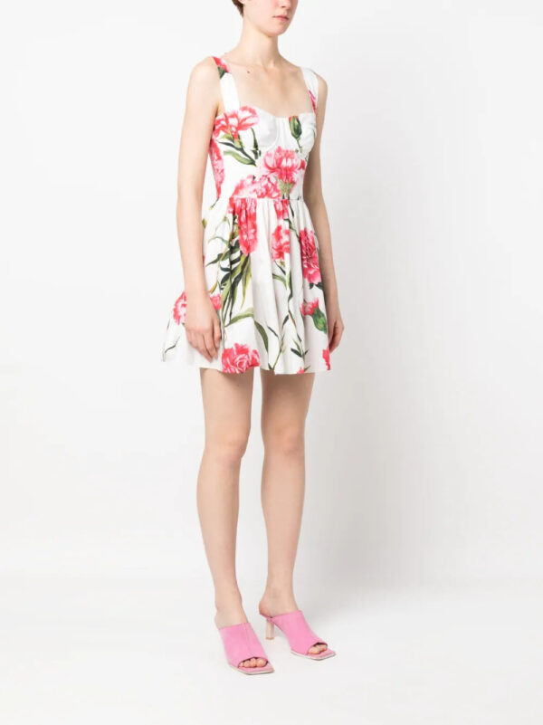 Dolce & Gabbana  floral-print sleeveless dress - Image 3