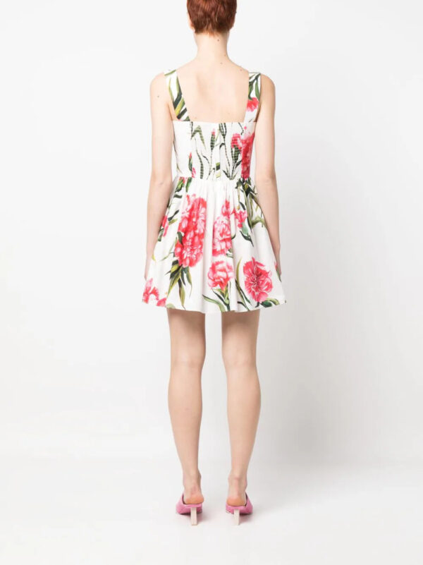 Dolce & Gabbana  floral-print sleeveless dress - Image 4