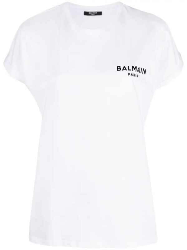 Balmain  logo-print cotton T-shirt
