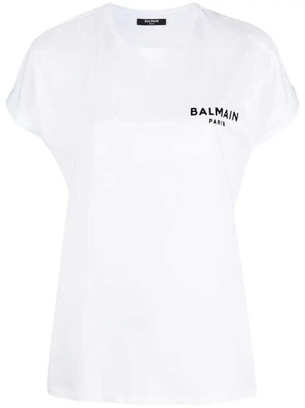 Balmain  logo-print cotton T-shirt