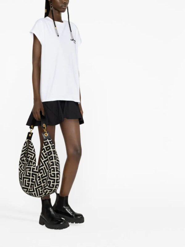 Balmain  logo-print cotton T-shirt - Image 4