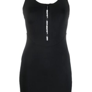 Off-White  logo-zip minidress