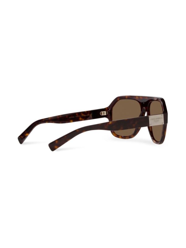 Dolce & Gabbana Eyewear tortoiseshell pilot-frame sunglasses - Image 4
