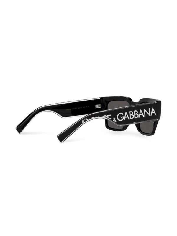 Dolce & Gabbana Eyewear square-frame logo-print sunglasses - Image 4