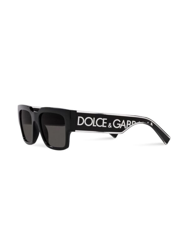 Dolce & Gabbana Eyewear square-frame logo-print sunglasses - Image 2