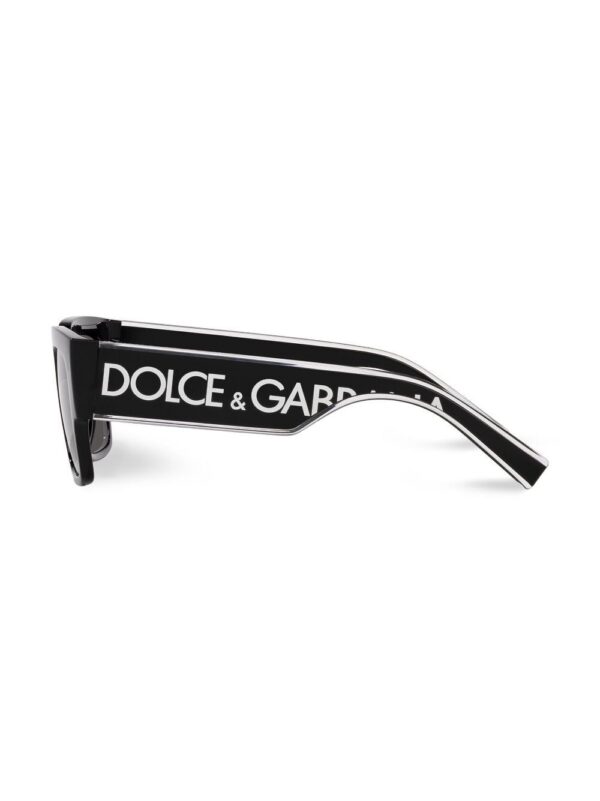 Dolce & Gabbana Eyewear square-frame logo-print sunglasses - Image 3