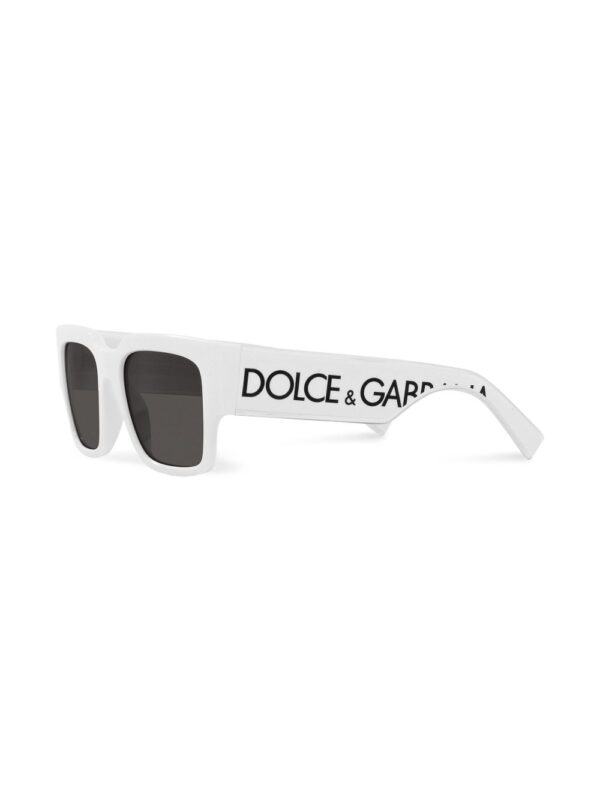 Dolce & Gabbana Eyewear square-frame logo-print sunglasses - Image 2