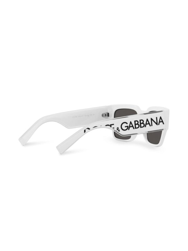 Dolce & Gabbana Eyewear square-frame logo-print sunglasses - Image 4
