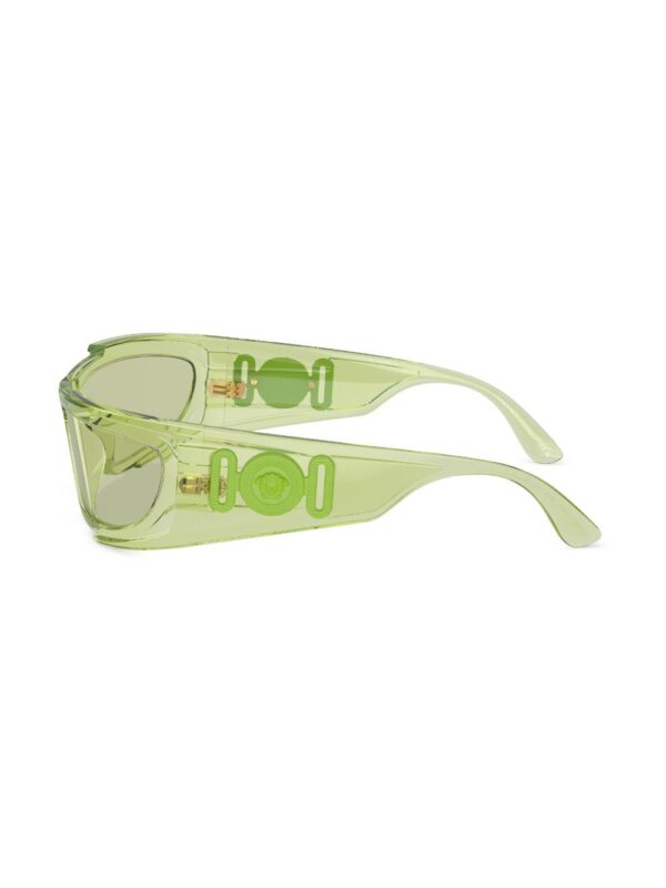 Versace Eyewear logo-plaque rectangular-frame sunglasses - Image 3