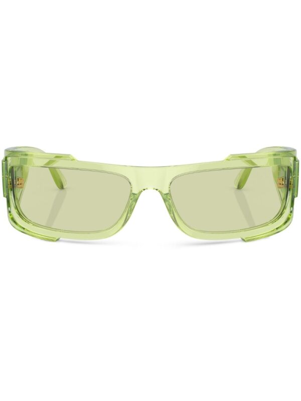 Versace Eyewear logo-plaque rectangular-frame sunglasses
