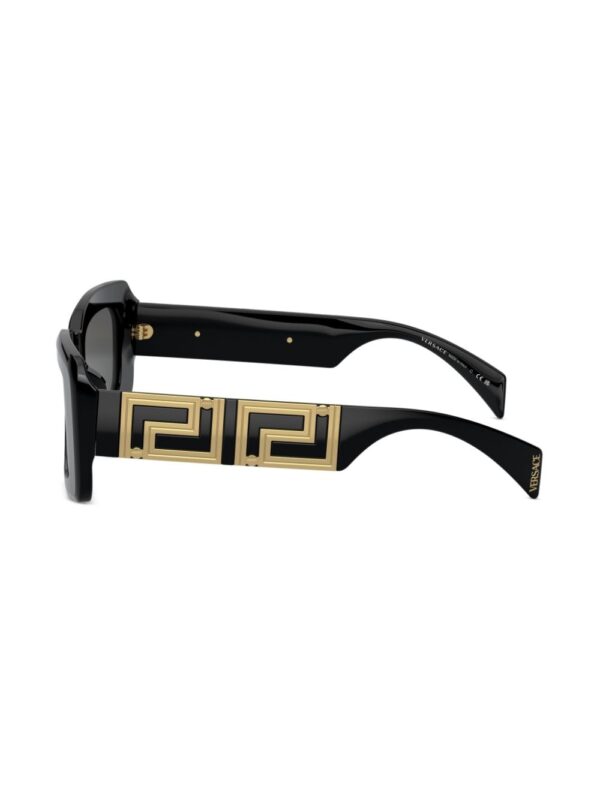 Versace Eyewear Greca-detail square-frame sunglasses - Image 3