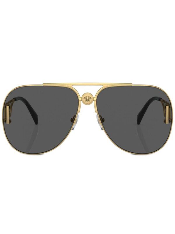 Versace Eyewear logo-plaque pilot-frame sunglasses