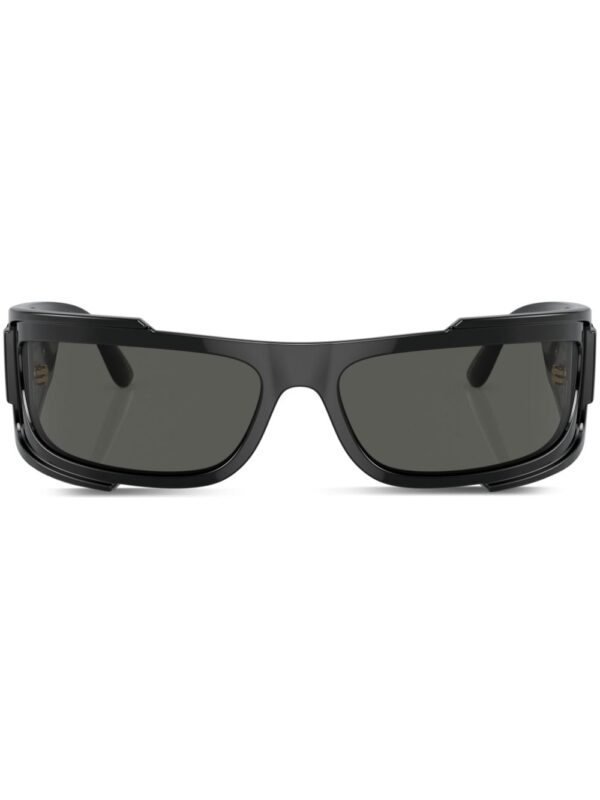 Versace Eyewear logo-plaque rectangle-frame sunglasses