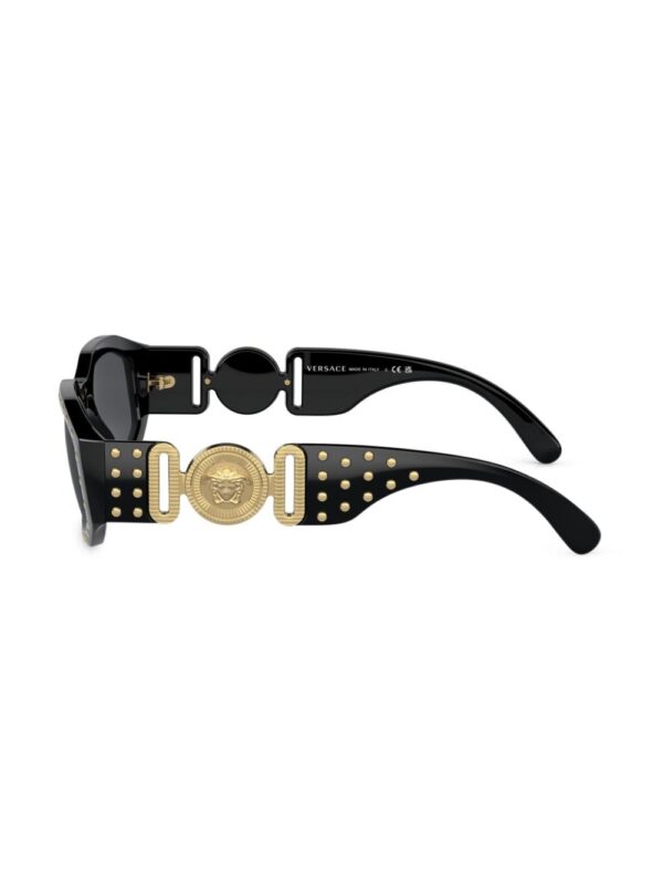 Versace Eyewear Biggie stud-embellished sunglasses - Image 3