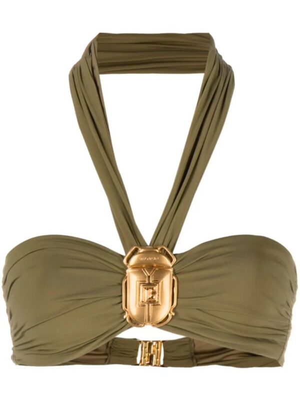 Balmain  halterneck bustier top