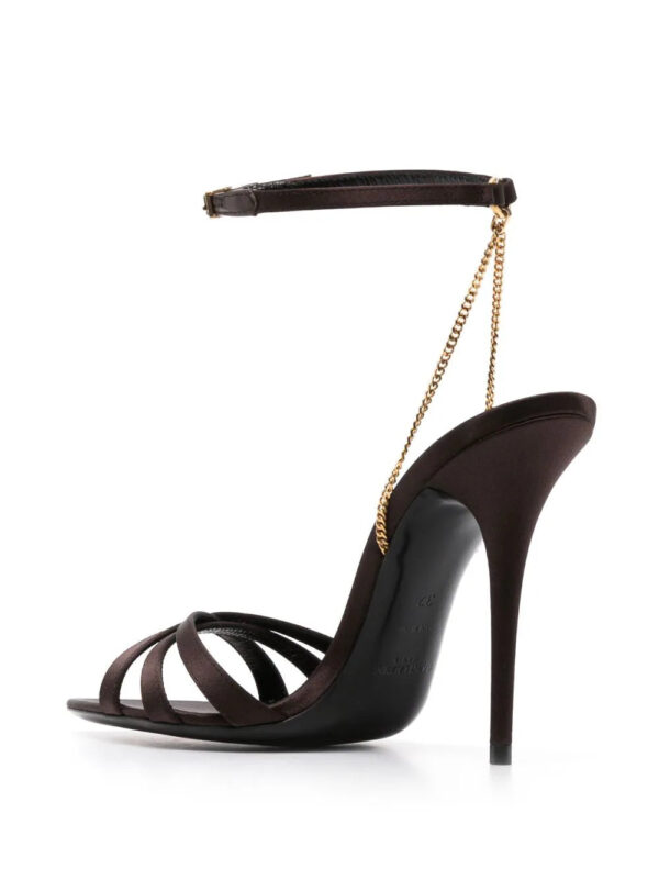 Saint Laurent  Melody 115mm satin sandals - Image 3
