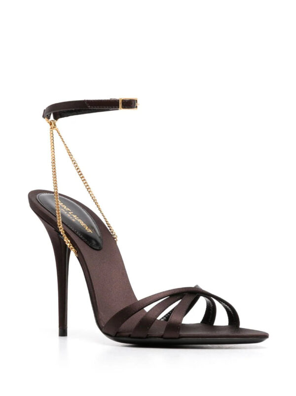 Saint Laurent  Melody 115mm satin sandals - Image 2