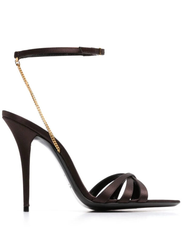 Saint Laurent  Melody 115mm satin sandals