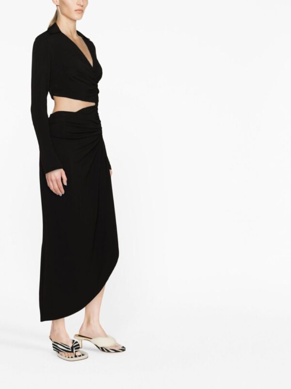 Off-White cut-out draped dress - Image 3
