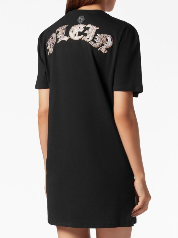 Philipp Plein teddy bear-print cotton minidress - Image 3