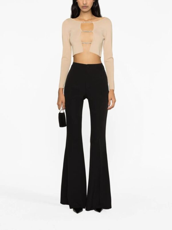 Philipp Plein  Cady high-waisted flared trousers - Image 2