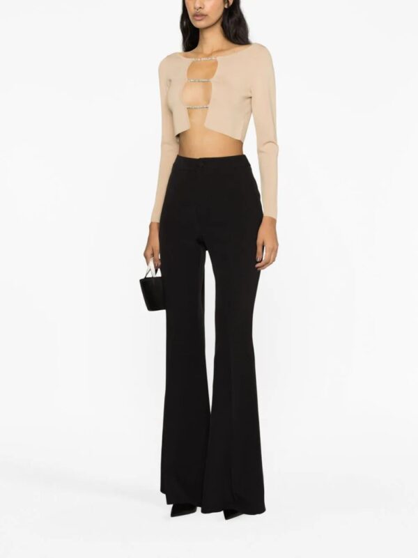 Philipp Plein  Cady high-waisted flared trousers - Image 3
