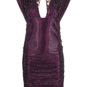 Philipp Plein crystal-embellished mini dress