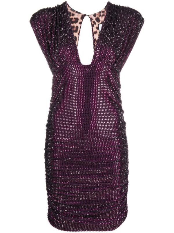 Philipp Plein crystal-embellished mini dress