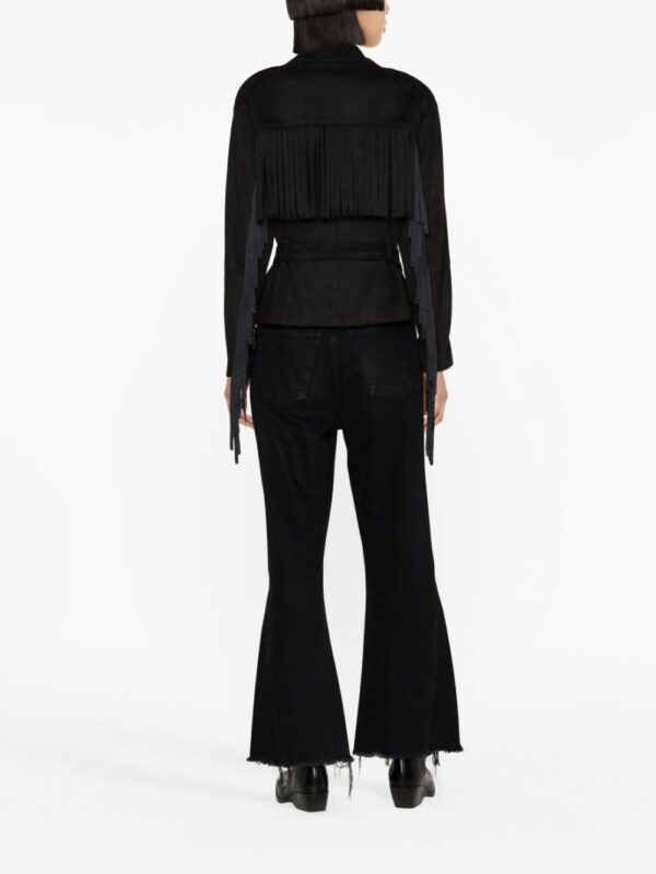 Philipp Plein  star studded fringed biker jacket - Image 3