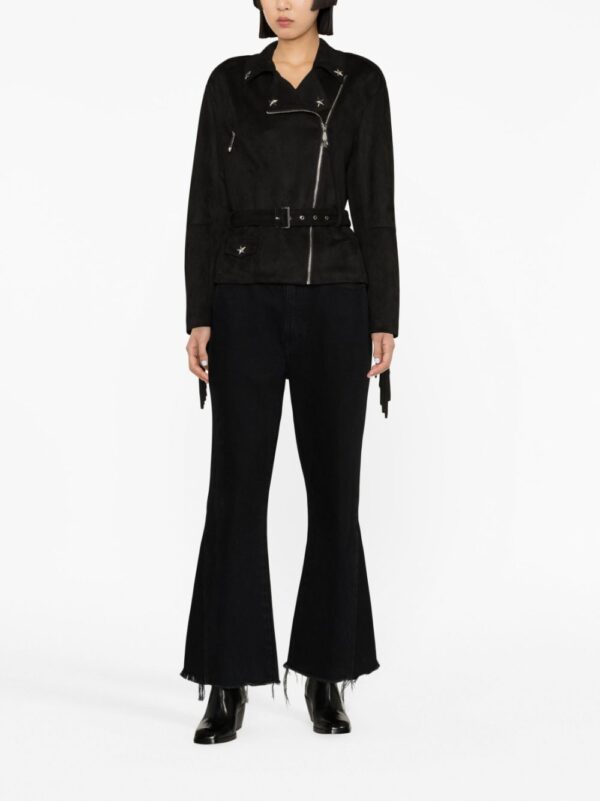 Philipp Plein  star studded fringed biker jacket - Image 2