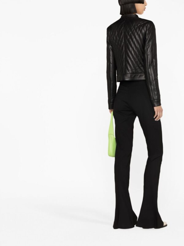 Philipp Plein  matelassé leather jacket - Image 4
