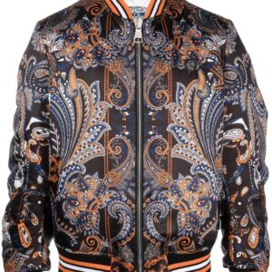 Philipp Plein  paisley-print bomber jacket