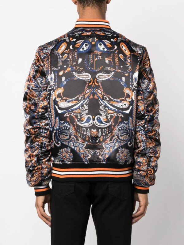 Philipp Plein  paisley-print bomber jacket - Image 4