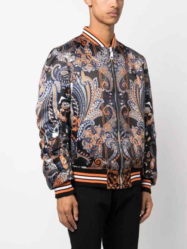Philipp Plein  paisley-print bomber jacket - Image 3