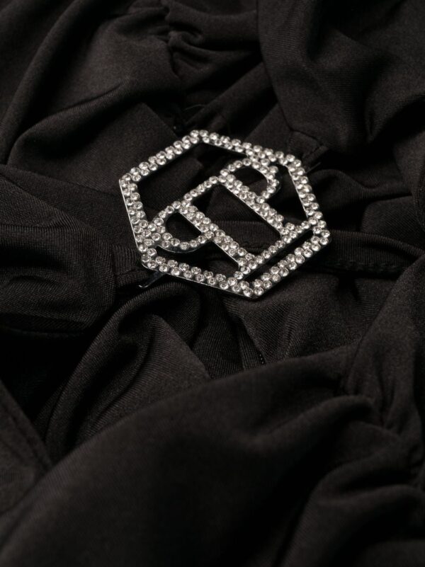 Philipp Plein cut-out ruched minidress - Image 6