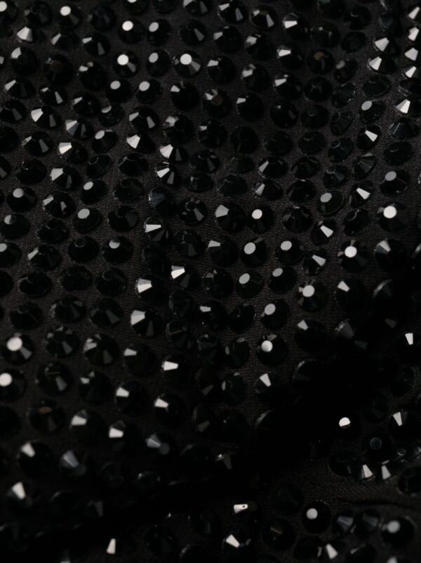 Philipp Plein crystal-embellished mini dress - Image 4
