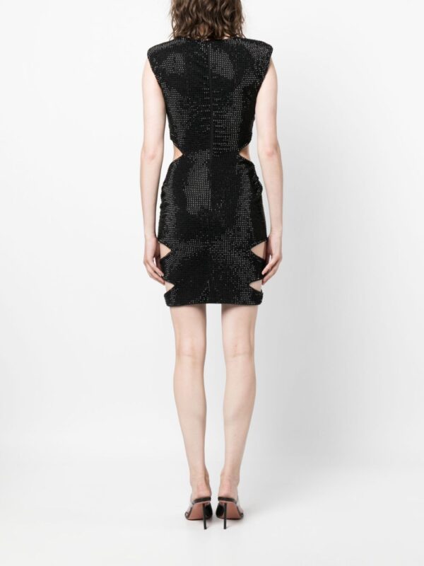 Philipp Plein crystal-embellished minidress - Image 3