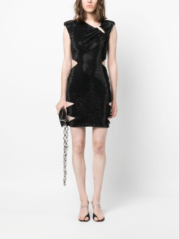 Philipp Plein crystal-embellished minidress - Image 5